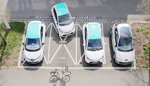 Voitures Citiz en autopartage