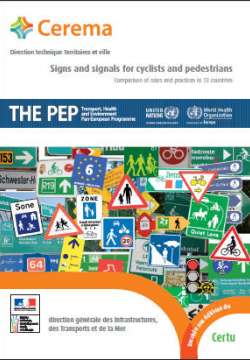Signs and signals for cyclists and pedestrians PEP synthese