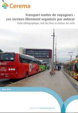 rapport Transport routier de voyageurs : Les services librement organisés par autocar