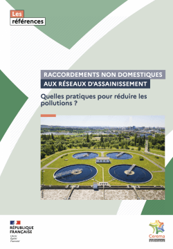 Couverture de la publication "Raccordements non domestiques aux réseaux d'assainissement"